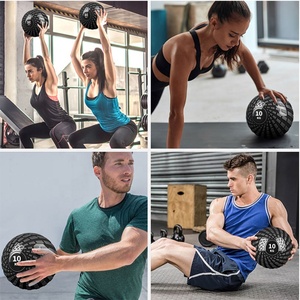 Balle de médecine sans rebond remplie de sable de haute qualité exercices de base de gymnastique 1KG-30KG balle de poids mort <span class=keywords><strong>Crossfit</strong></span> <span class=keywords><strong>Slam</strong></span> <span class=keywords><strong>Ball</strong></span> - Product Image 4