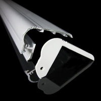 Bande lumineuse Led étanche en aluminium, bordures articulées, pour escaliers, cinéma, 1,5 m, zone de marche, éclairage pour marches, diy