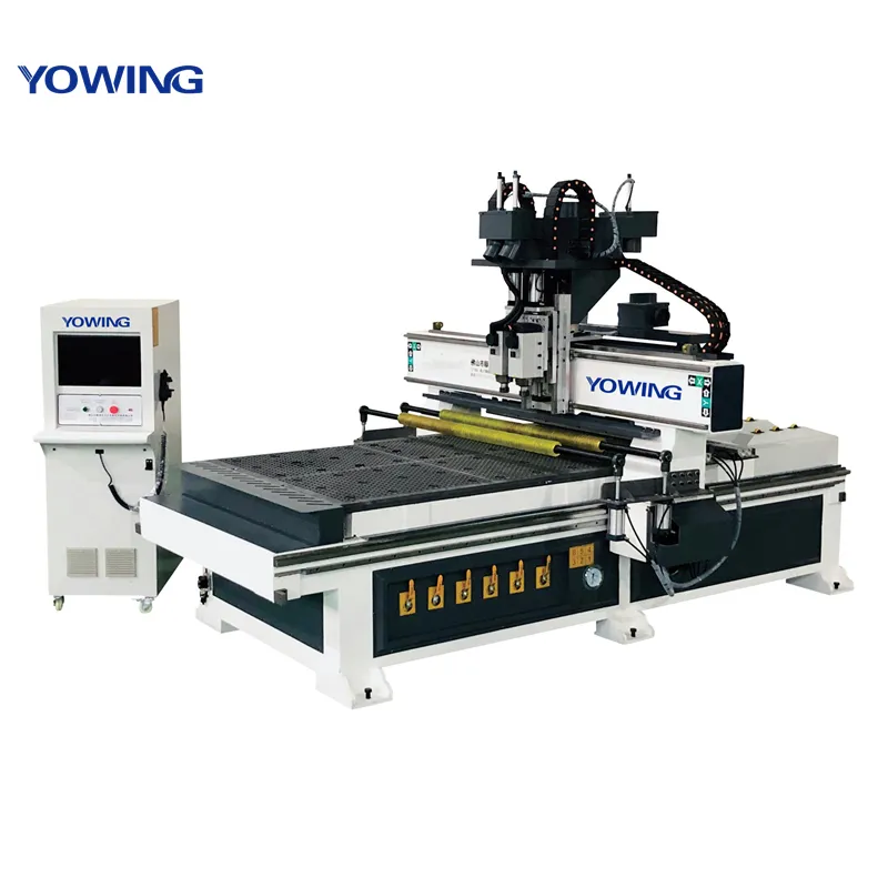 two heads wood 1325 cnc router machine for cabinet