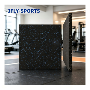 Baldosas de caucho ecológicas para gimnasios, no tóxicas, seguras para áreas de juegos infantiles y zonas de fitness interiores, suelo de caucho para gimnasios. - Product Image 1