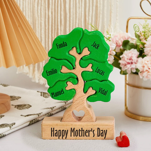 Famiglia Wowei <span class=keywords><strong>legno</strong></span> a mano <span class=keywords><strong>albero</strong></span> taglio Laser <span class=keywords><strong>albero</strong></span> Puzzle <span class=keywords><strong>legno</strong></span> famiglia <span class=keywords><strong>albero</strong></span> per la festa della mamma regalo - Product Image 2