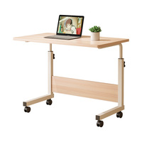 Vente en gros bureau d'ordinateur portable en bois simple table de chevet moderne pliable et réglable bureau de lit paresseux minimaliste pour la maison ou l'école