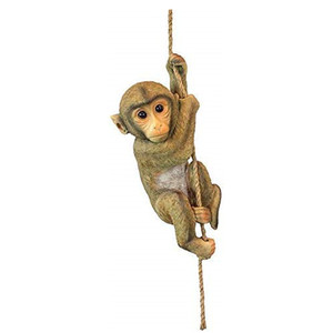 Polyresin/Nhựa Chico Các Tinh Tinh Con Khỉ Treo Tượng Động Vật, 16 Inch, Polyresin, Đầy Đủ Màu Sắc - Product Image 1