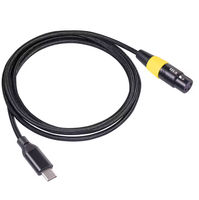 Câble USB-C vers XLR Femelle, Câble Microphone USB-C Mâle vers XLR Femelle 3 Broches, Connecteur Audio et Données pour Ordinateur, 2/3 Mètres