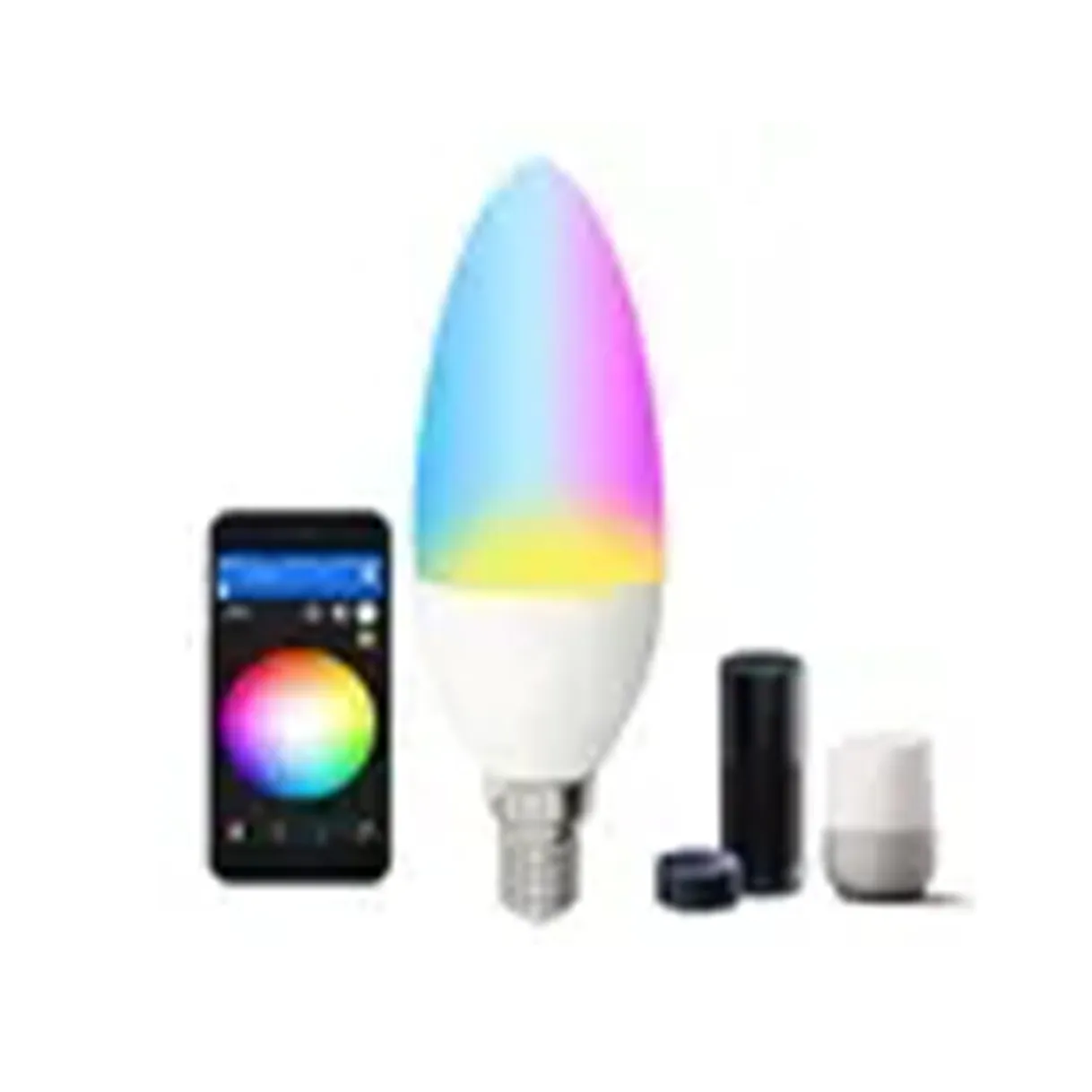 E14 Smart Wifi Light Ac100-240V lampadine a lume di candela Rgb Led Lamp supporta Smart Life App Bulb