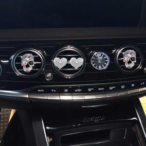 Ambientadores de cabeza de fantasma sólido Colonia <span class=keywords><strong>Perfume</strong></span> de coche de Halloween Clip de ventilación aroma calavera colgante adornos Clip de ventilación difusor - Product Image 3