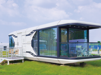 Maison capsule intelligente écologique Apple Cabin avec énergie solaire et design résistant aux intempéries pour la vie hors réseau