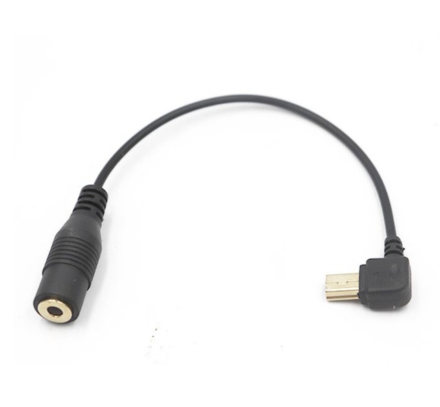 MINI Usb Male to 3.5mm Female Aux Audio Adapter for GoPro Motion Camera Audio Adapter Cable 3.5mm Microphone Adapter
