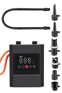 סוללה גבוהה בלחץ גבוה סוללה מובנית הוביל תצוגה משאבת אינפלציה אוויר supp מתנפחים מכונת משאבת supped - Product Image 4