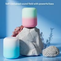 BT2602 360 °   Enceinte portable à son surround, enceinte sans fil longue autonomie 1200 mAh, enceinte audio BT V5.4 TWS avec appels mains libres