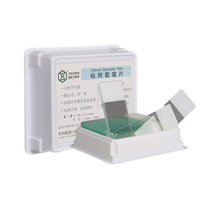 Portaobjetos de microscopio de adhesión Yiguren de 75x25 mm, positivamente cargados, para la recolección y preservación celular - Product Image 5