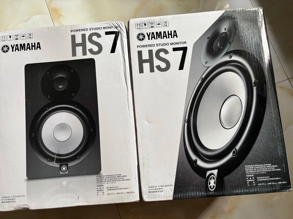 Noir - haut-parleur Yamaha HS7