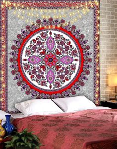 <span class=keywords><strong>Tapisserie</strong></span> murale personnalisée à motif mandala, décoration murale pour la maison, soleil et lune noirs et blancs, <span class=keywords><strong>tapisserie</strong></span> murale de tarot pour la décoration murale - Product Image 5