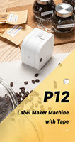 AIMO P12 printer mini cerdas printer termal printer stiker