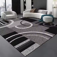 0094 Große Plüsch-Teppiche & Sets Komfort Neu Definiert Faltbarer Geometrischer Muster-Teppich für Schlafzimmer Wohnzimmer