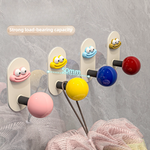 2025 Badkamer Zonder Boren Sterke Dragende Lijm Geen Sporenhaak Badkamer Muur Handdoek Zelfklevende Haak - Product Image 3