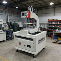 Soudeuse PVC à tête unique, machine spéciale de soudage d'angle et d'arc pour la fabrication de profilés UPVC