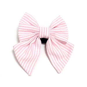 Nœud Papillon Rayé en Coton pour <span class=keywords><strong>Chien</strong></span> - Collier Réglable avec Nœud Papillon pour Chiens de Petite, Moyenne et Grande Taille - Nœud Papillon Élégant pour Animaux de Compagnie pour Usage Quotidien - Product Image 1