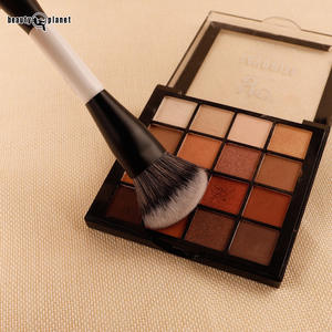 Beauty Planet Dual Ended Makeup Brush Wooden Handle Professional Luxury Synthetic Hair Makeup Brushes for Foundation Powder - Product Image 4