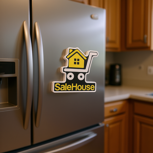 Magnete in acrilico di forma personalizzata grande per decorazioni frigo, design personalizzato - Product Image 3