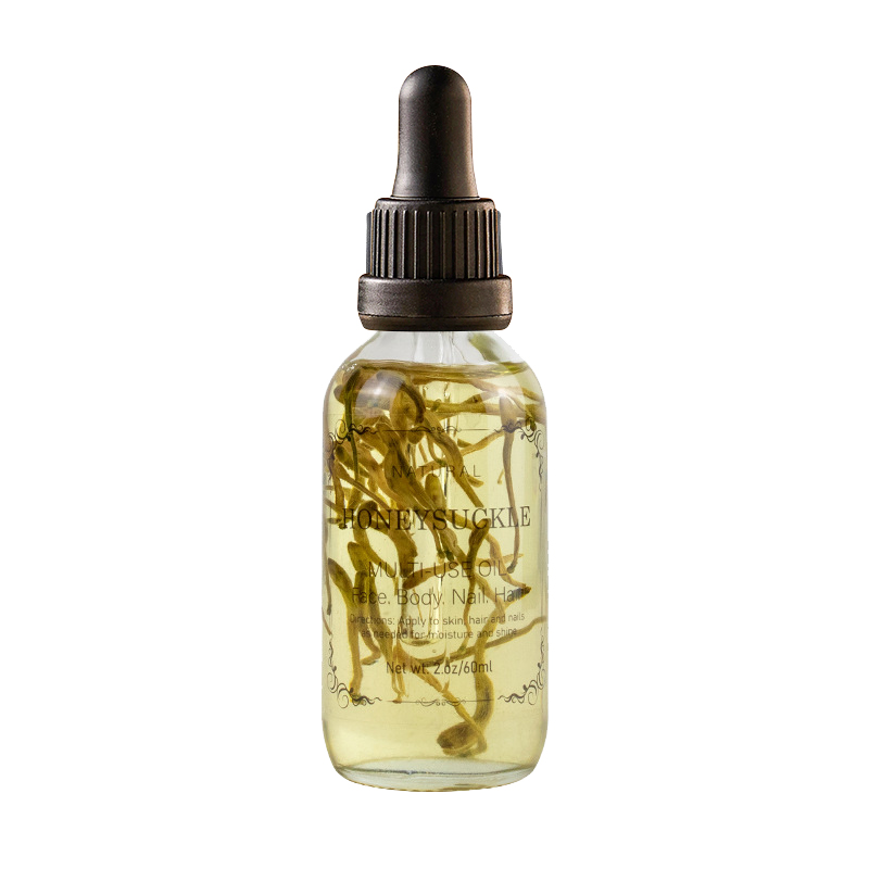 Honeysuckle dried flower massage oil