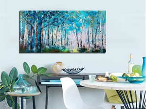 SQ flores arte de pared moderno lienzo margaritas color textura imagen Wildflower pintura pared arte paisaje pintura <span class=keywords><strong>para</strong></span> <span class=keywords><strong>sala</strong></span> de estar - Product Image 2