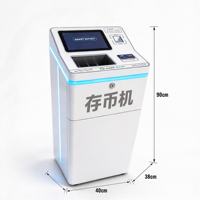 Machine de dépôt de pièces de monnaie, système de collecte de pièces, machine de dépôt de jetons en libre-service, écran tactile LCD 10 pouces, vente en gros