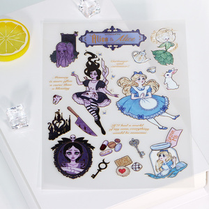 Pegatina 3D Brillante con Ilustración Artística Impresa en Alta Definición, Tamaño A6, Diseño Personalizado, Superventas - Product Image 1