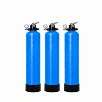 Réservoir de traitement d'eau en PRV personnalisé de 63 litres avec trépied/base ronde, écologique et résistant à la pression pour la purification de l'eau