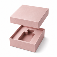 Boîte de présentation élégante pour parfum avec couvercle, finition en carton nacré, pour cadeau ou vente au détail