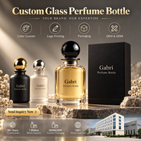 Dukungan ODM/OEM | MOQ rendah: 500 Botol Parfum 30ml Botol Parfum Mewah Bulat dan Kotak Silinder 50ml Botol Kosong untuk Parfum