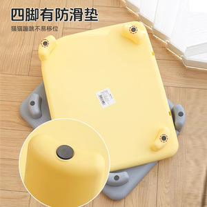 Tapis à litière pour chat, tapis anti-éclaboussures, accessoires pour animaux de compagnie, toilette pour chat en plastique, tapis de contrôle de la litière double couche, bac à litière pour chat - Product Image 4