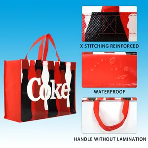Cheap Promotional Reusable Quality Custom Printed Tote Non Woven Shopping Bag With Logo