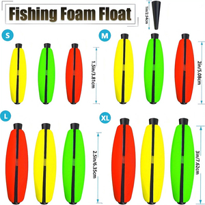 Rãnh PEG phao cá da trơn câu cá phao xì gà bọt bobbers với ống cắm cho cá da trơn Giàn Khoan S/M/L/XL phao câu cá - Product Image 2