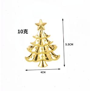 Großhandel Gold Silber Amerikanischer Stil Langlebige Umweltfreundliche Edelstahl Weihnachtsbaum Serviettenringe Eleganter Esstisch - Product Image 4