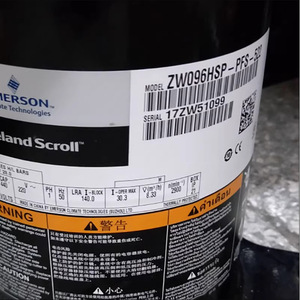 คอมเพรสเซอร์ทำความเย็น HYZL รุ่น ZW096HSP PFS 522 สำหรับเครื่องปรับอากาศ ระบบทำความเย็นและความร้อน - Product Image 1