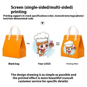 Custom 20L Non-Woven Insulation Picnic <b>Cooler</b> Bag Portable Thickened Takeaway Packing for Catering Commercial Milk Tea Iced - Product Image 5
