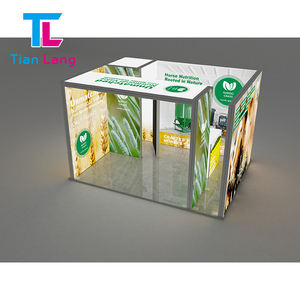 10x10 Portable Trade Show Booth Display Stand 3x3 M Tradeshow <b>Advertising</b> Led Equipment SEG <b>Light</b> <b>Box</b> Exhibition Booths for Expo - Product Image 3