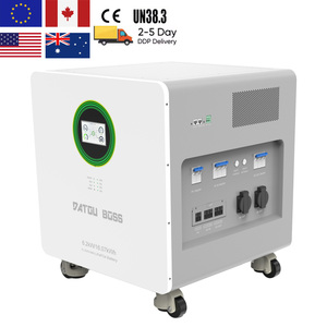 Sistema de Energía Solar de 6.2kw+16kwh - Unidad Integrada de Almacenamiento de Energía Fotovoltaica para el Hogar - Batería LiFePO4 de 16KWh - Inversor de 6.2KW - Product Image 1