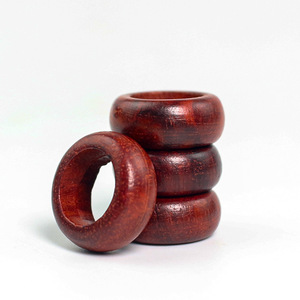 Anneau en bois de santal rouge, perles rondes de 8mm pour la fabrication de bracelets, accessoires de bijoux DIY - Product Image 3