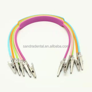 Clips de Silicona Coloridos para Baberos Dentales, Porta Baberos Dentales - Product Image 2