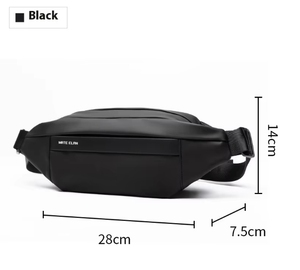 תיק מותן עמיד למים של גברים pvc חבילה crossbody body עם גניבה הסגר - Product Image 2