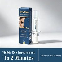 Crème pour les yeux OTVENA à base de plantes anti-rides, acide hyaluronique, vitamine C, collagène, peptides, cernes