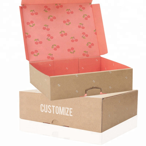 Hộp Giấy Kraft Nâu/Bao Bì Sóng Cho Hộp Giao Hàng Thư/Hộp Gói Giày Quần Áo Nữ - Product Image 4