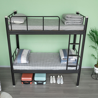Lit superposé en métal à emplacement compact, meubles de lit superposé moderne, lit double en acier pour adultes et enfants, pour dortoir