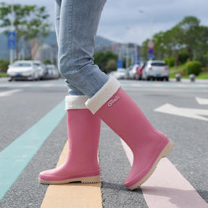 Nouvelles bottes <span class=keywords><strong>de</strong></span> <span class=keywords><strong>pluie</strong></span> hautes pour femmes, ensemble <span class=keywords><strong>de</strong></span> vêtements d'extérieur, bottes <span class=keywords><strong>de</strong></span> <span class=keywords><strong>pluie</strong></span> pour le Japon et la Corée du Sud - Product Image 4