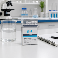 Bandelettes de test de pH pH 1-14, papier indicateur universel, 100 bandelettes/paquet, qualité laboratoire, résultat rapide, test de l'eau et du sol