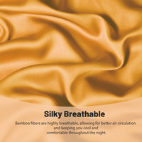 Ensemble de literie en bambou de qualité hôtelière, logo personnalisé, fournisseur en gros, doux, durable, respirant, housse de couette double, directement de l'usine