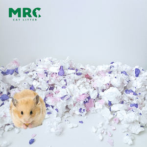 Papel Natural Reciclado Based Bedding Pellets Quente e Confortável para Pequenos Animais de Estimação como Hamsters e Gatos - Product Image 4