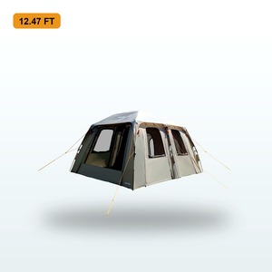 Carpa de camping para cuatro estaciones para aventuras familiares, impermeable, ligera, fácil de instalar, carpa portátil para senderismo, para 4-5 personas. - Product Image 2